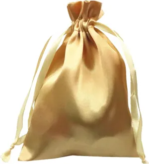 Gbateri 35 Pack 6 x 9 inches Satin Gift Bags with Drawstring, Party Favor Bags, Silk Jewelry Bags, Fabric Cloth Drawstring Pouch Bags,Christmas Gift Bags (Gold)
