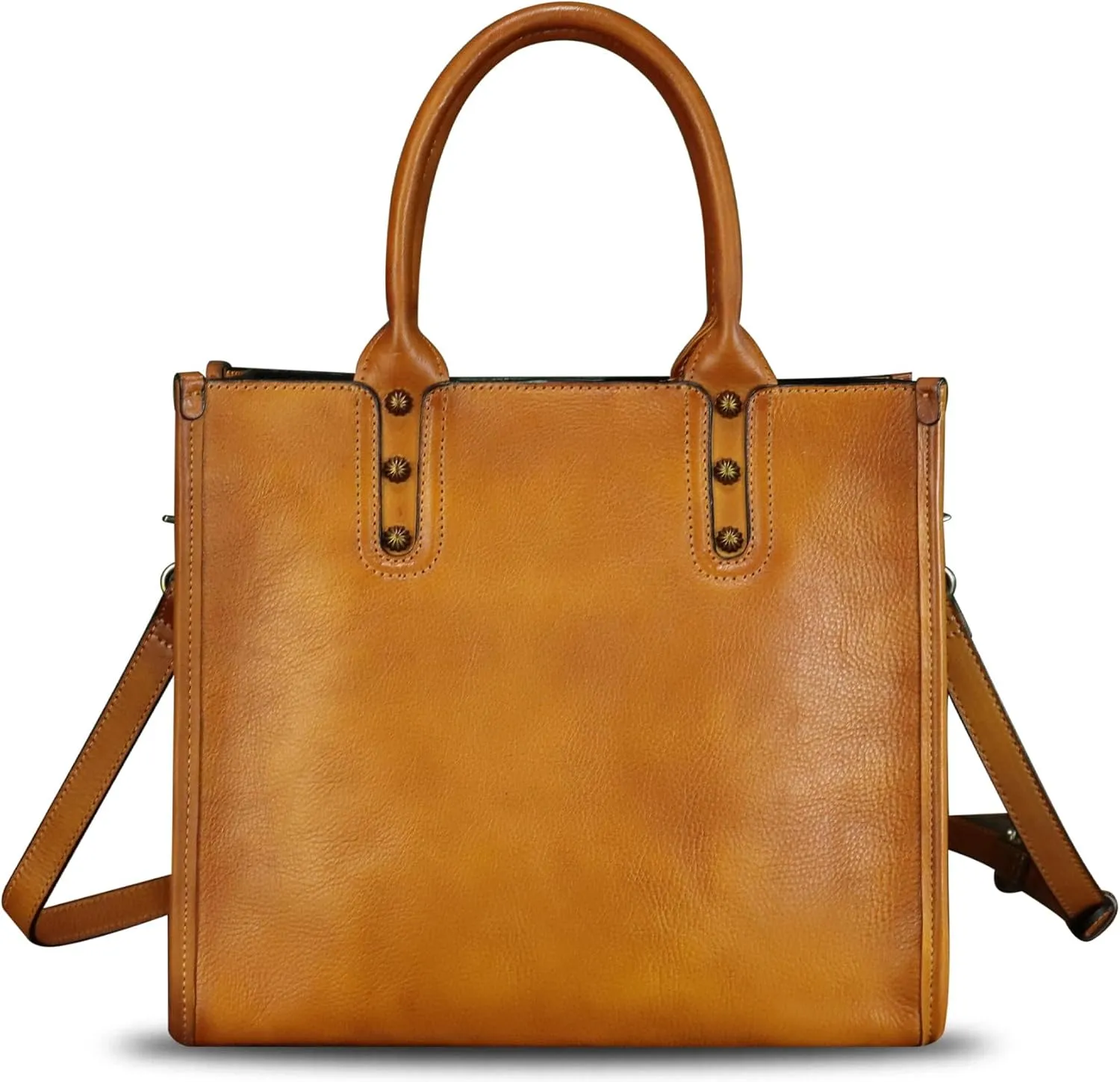 Genuine Leather Purses and Handbags for Women Tote Bag Vintage Crossbody Shoulder Bag Top Handle Bag Satchel