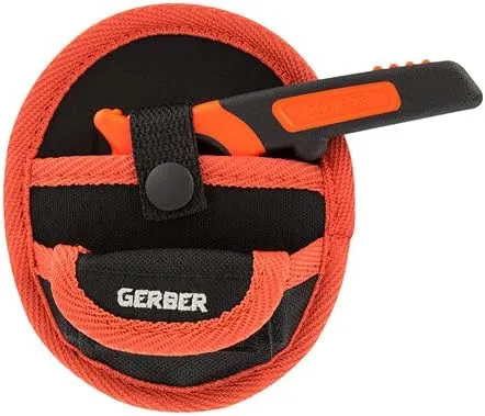 Gerber Gear Vital Zip Utility Knife, Stainless Steel Plain Edge Blade, Game Processing Skin and Gut Knife for Hunting