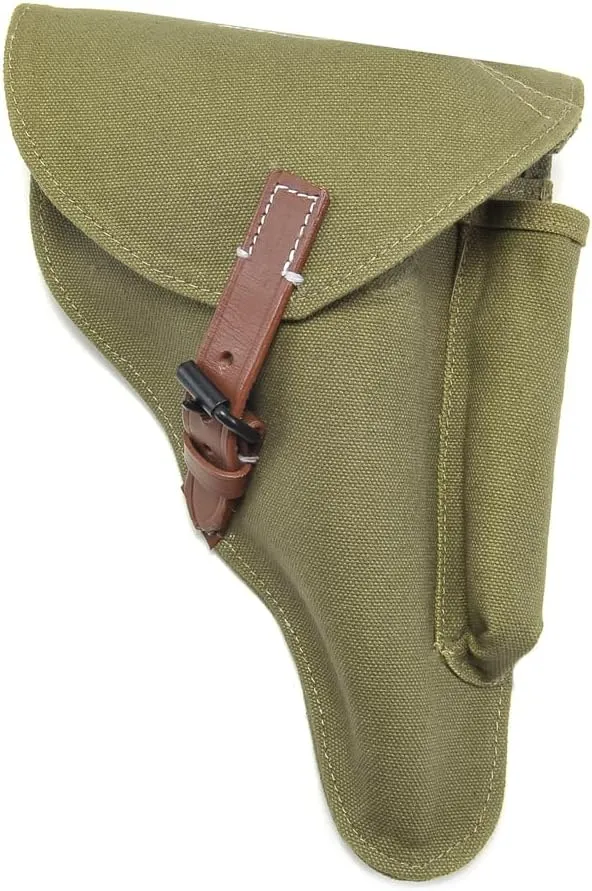 German P08 Luger Holster Field Green Marked Otto GRAF Leipzig 1942