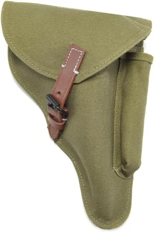 German P08 Luger Holster Field Green Marked Otto GRAF Leipzig 1942