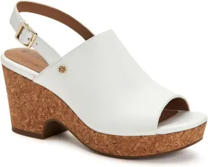 Giani Bernini Womens Celinaa Faux Leather Ankle Booties White 7.5 Medium (B,M)