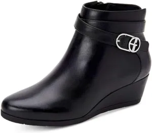 Giani Bernini Womens Cherub Faux Leather Ankle Booties Black 7 Medium (B,M)