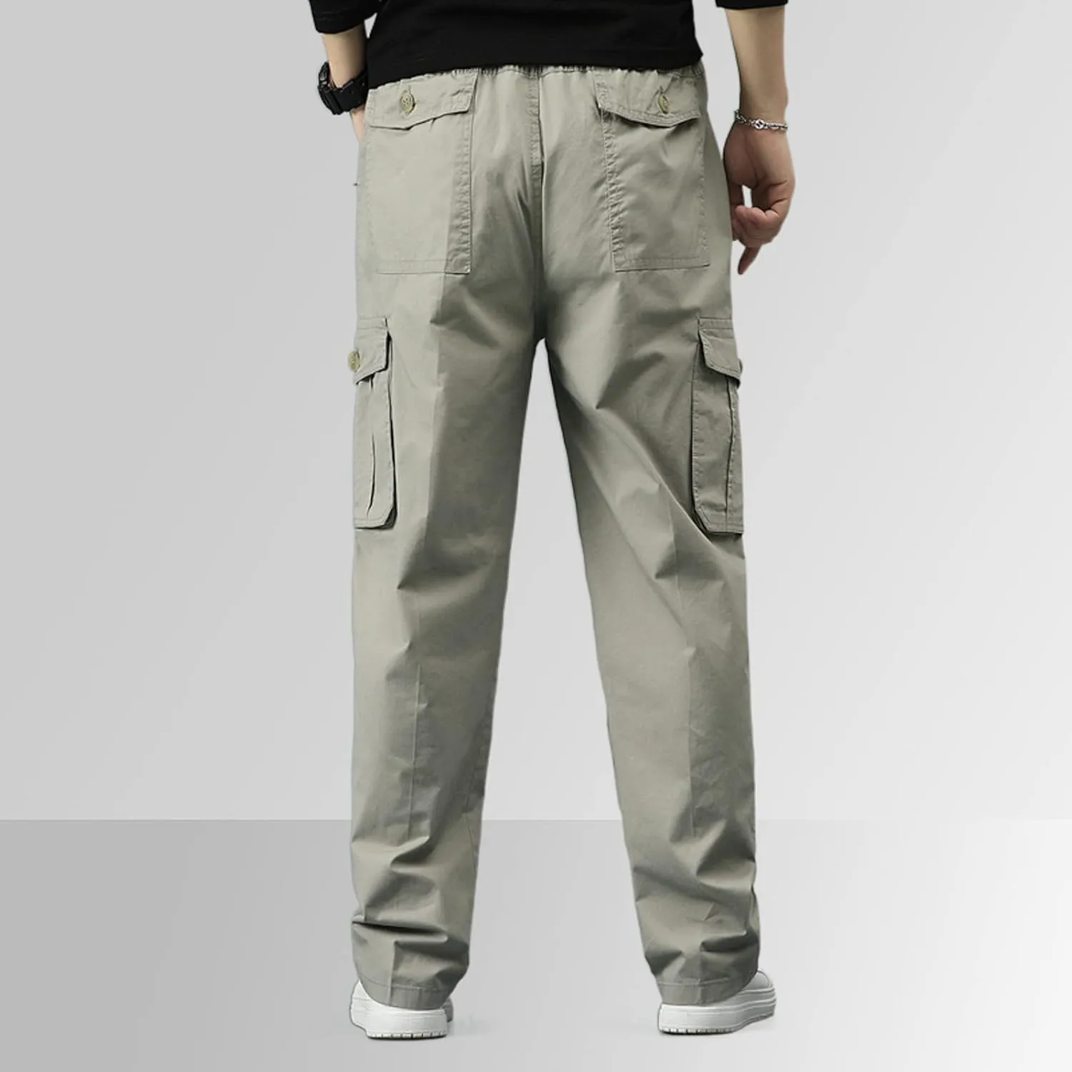 GIERIDUC Men Outdoor Cargo Pant Best Travel Pants for Long Flights Men's Mens Long Underwear Pants Mens Khaki Pants Outdoor