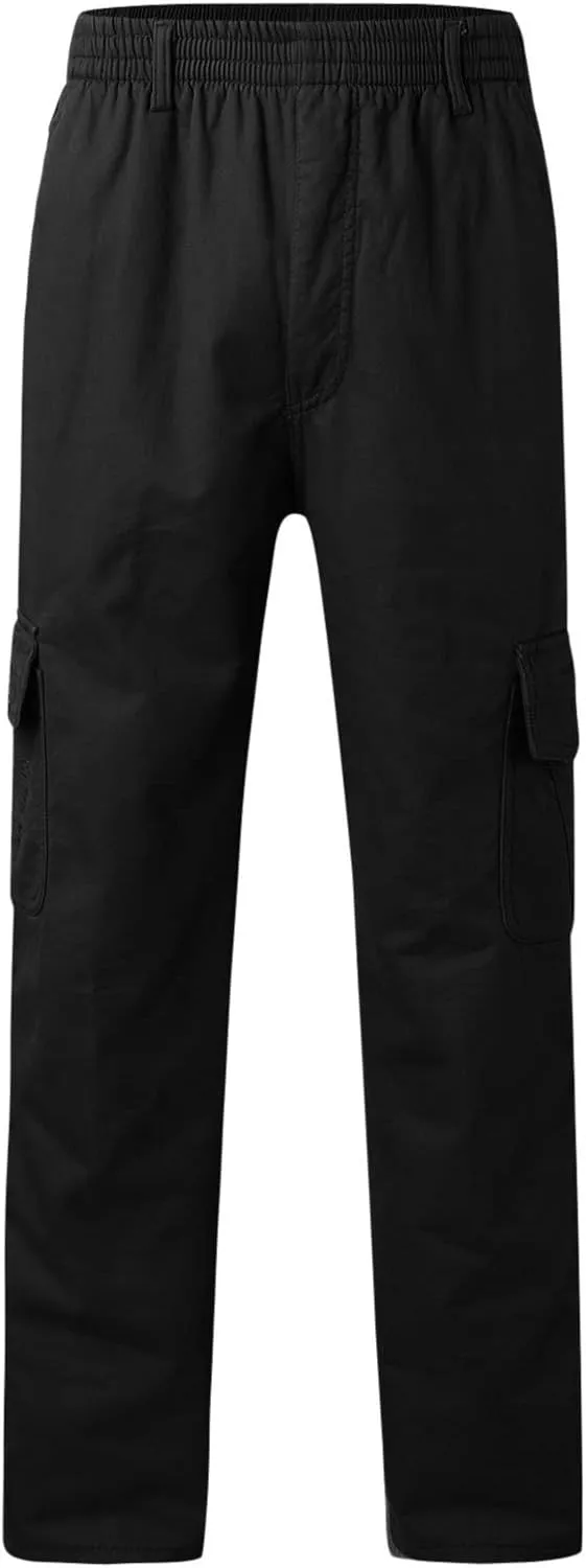 GIERIDUC Men Outdoor Cargo Pant Best Travel Pants for Long Flights Men's Mens Long Underwear Pants Mens Khaki Pants Outdoor