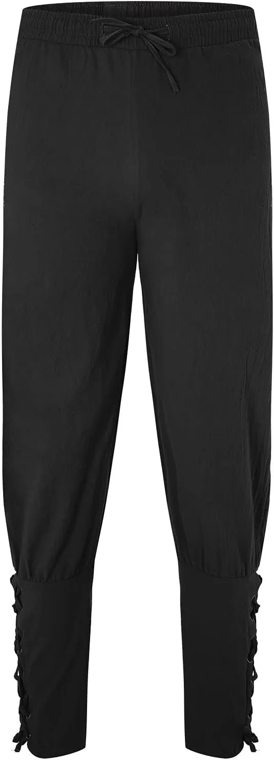 GIERIDUC Men's Pleated Front Dress Pants Mens Extra Long Jogging Pants Big and Tall Men Sweatpants Slim Fit Joggers for Men