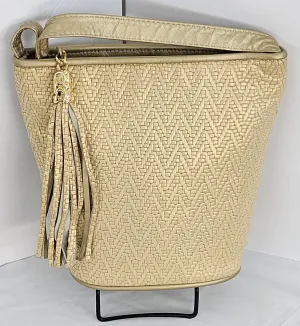 Gold mate print Genuine Leather Handbag.#TR2099Gmp,Purses for girls, women,Universal Use handbag,Unique design Made in USA.