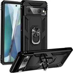 Google Pixel 7 Pro Case Kickstand Shockproof Ring Cover