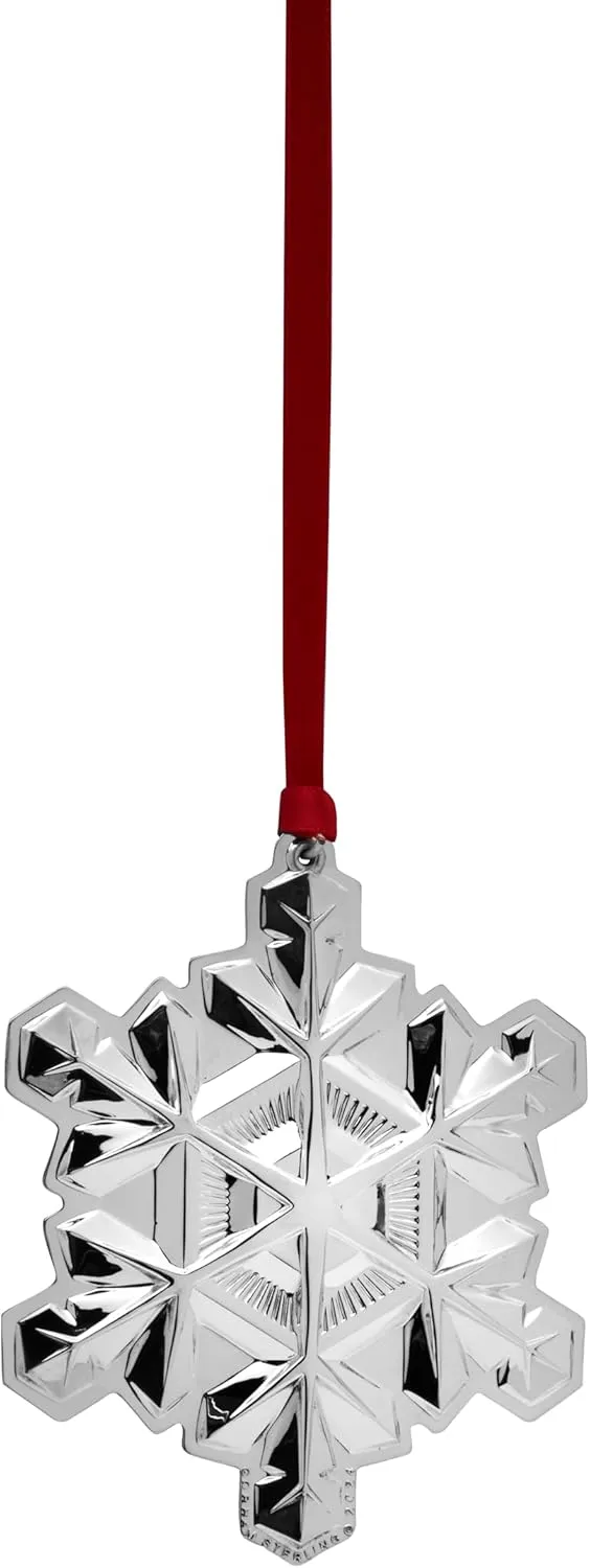 Gorham 2024 Sterling Silver Snowflake Ornament 55th Edition
