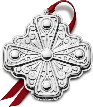 Gorham 8th Edition Sterling Cross Ornament, Silver