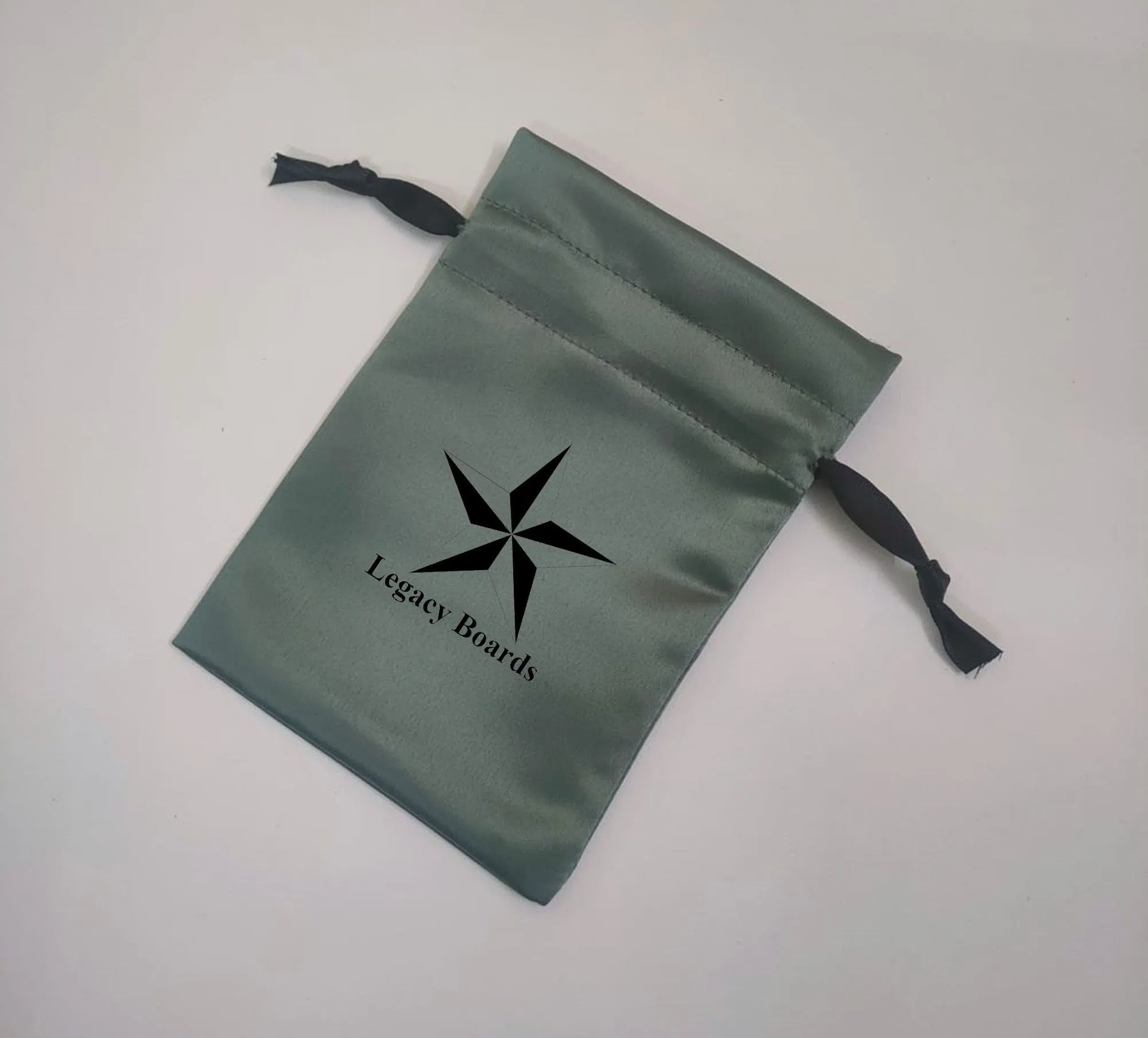 Grey Satin Drawstring Bags, High Quality Classy, Glossy Satin bag , Makeup Bag, Jewelry Pouch, Personalized Satin Bags, Customized Satin Bag