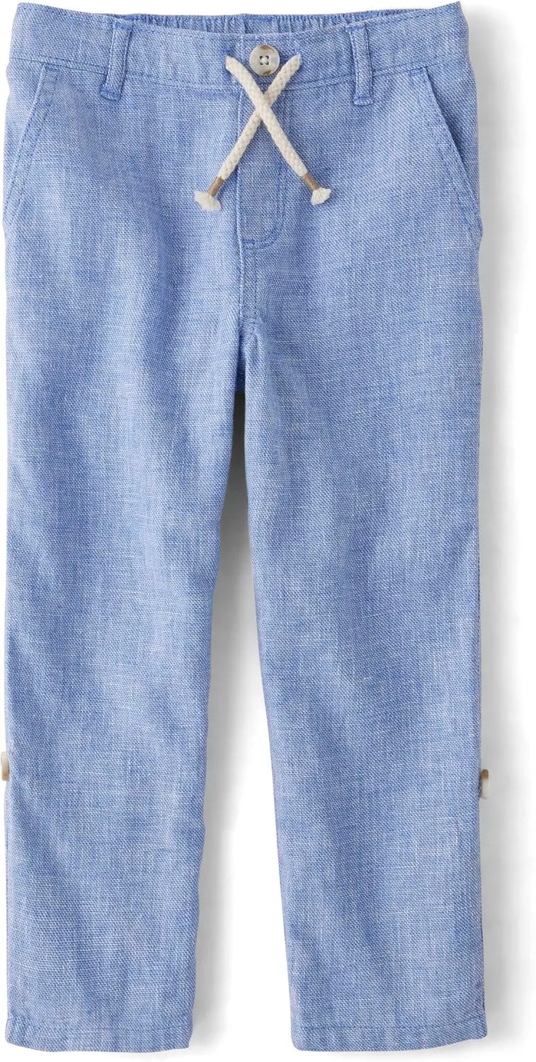Gymboree Boys' and Toddler Pull on Linen Pants
