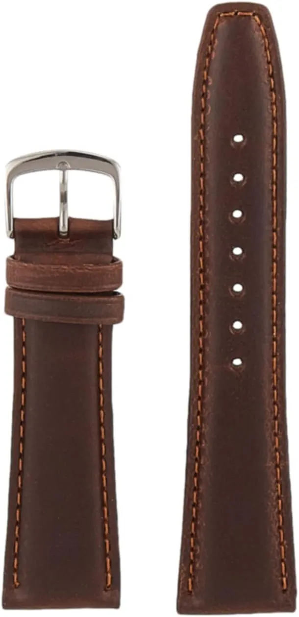Hadley-Roma Men's MSM881XA-160 Oil-Tan Leather Watch Strap