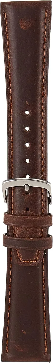 Hadley-Roma Men's MSM881XA-160 Oil-Tan Leather Watch Strap