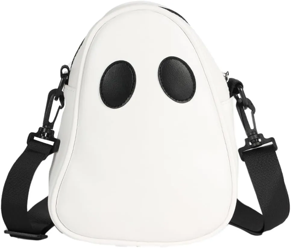 Halloween Ghost Bag Purse Novelty Crossbody Bag Shoulder Bag Holiday Party Gift Candy Bag for Boys Girls
