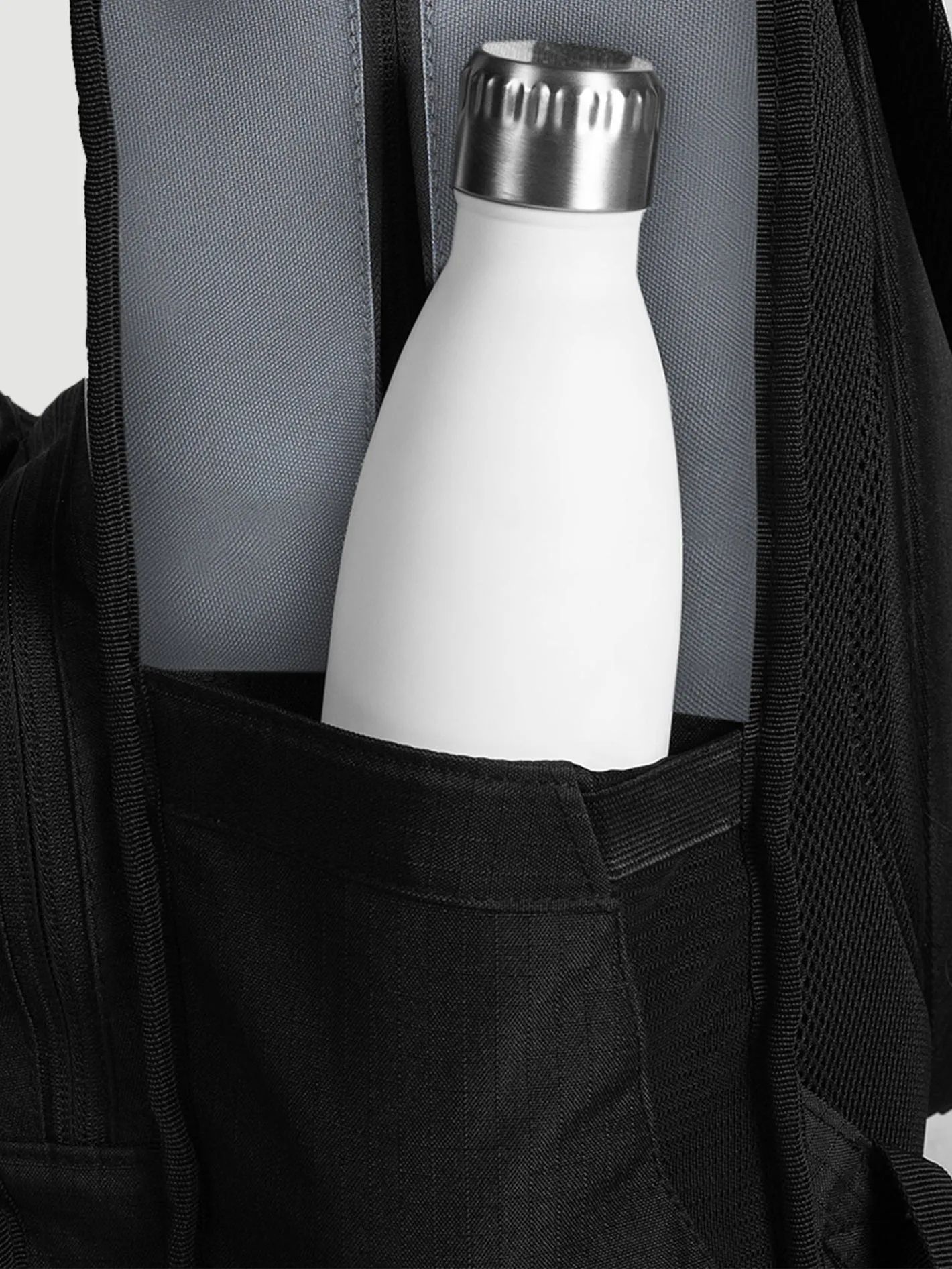 Hardbound Backpack - Grey  Black