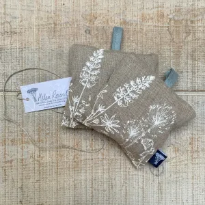 Helen Round Lavender Bags- Pure Linen- set of 2