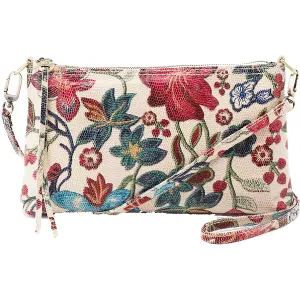 Hobo Darcy Floral Stitch Printed Leather