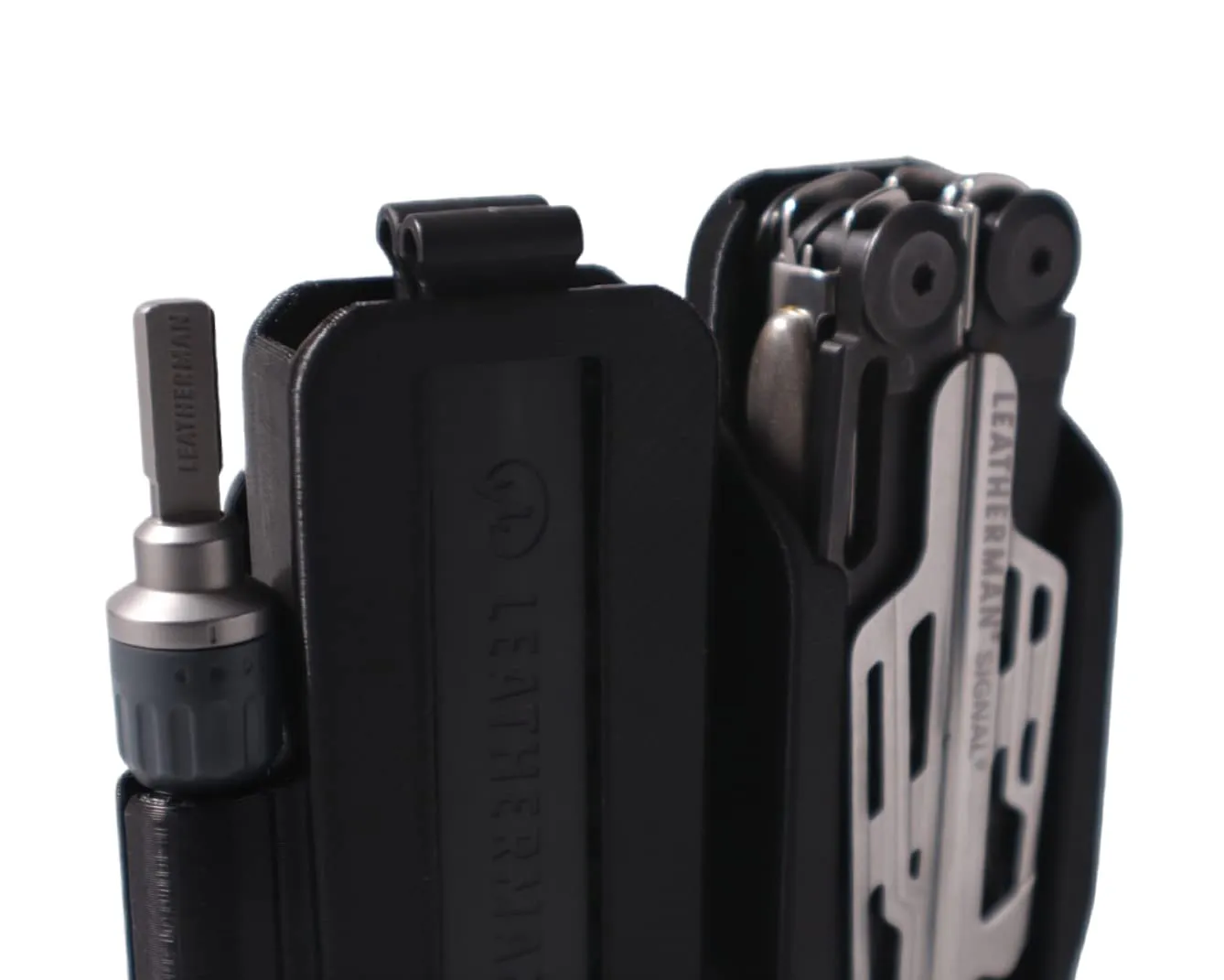 HoldMyGear Sheath Compatible with the Signal multitool and Bit Kit Extender Ratchet Driver accessory tools not included - 1.75" Belt Clip (Signal)