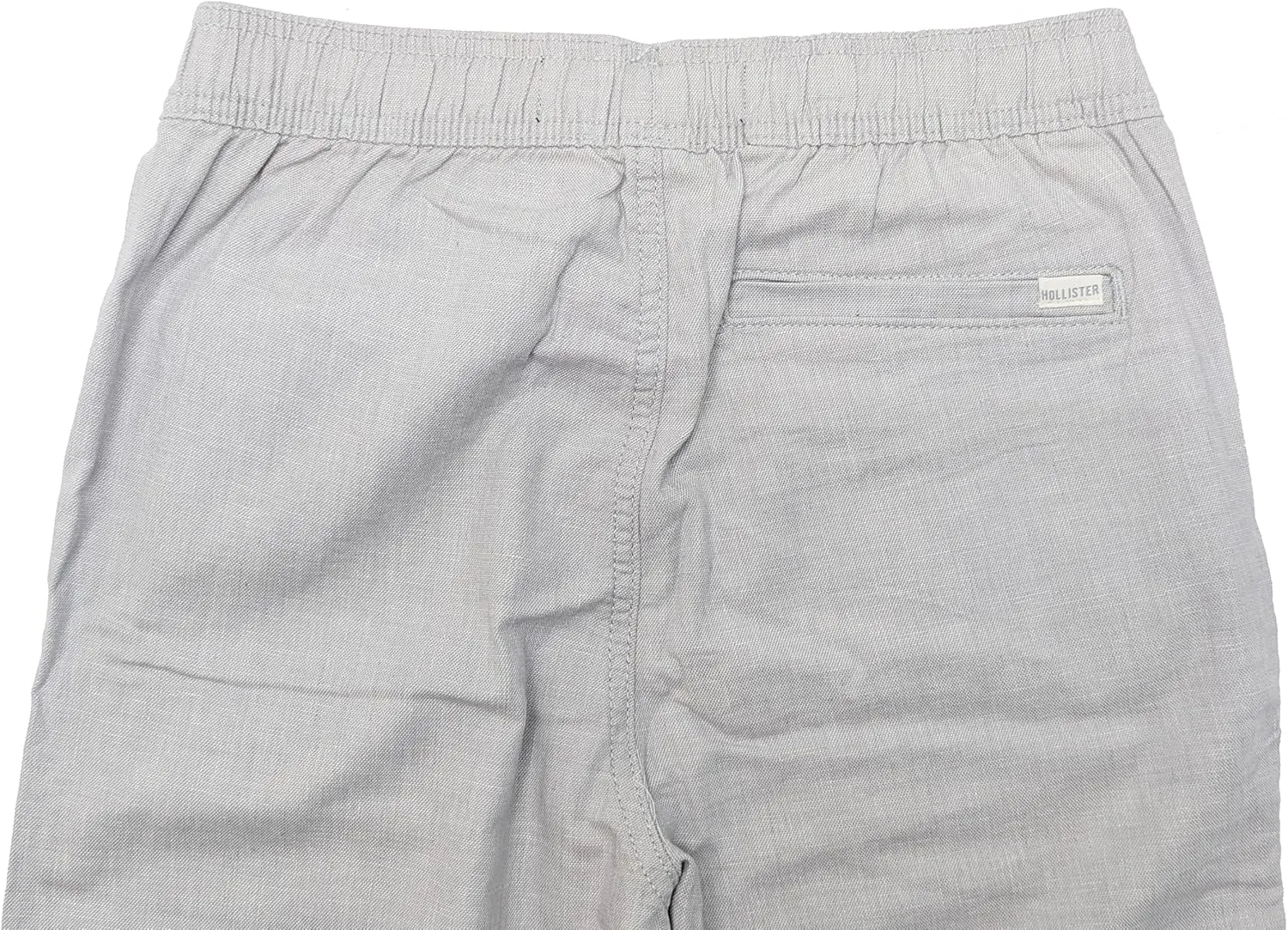 Hollister California Men's Slim Straight Linen-Blend Pull-On Pants HOM-54