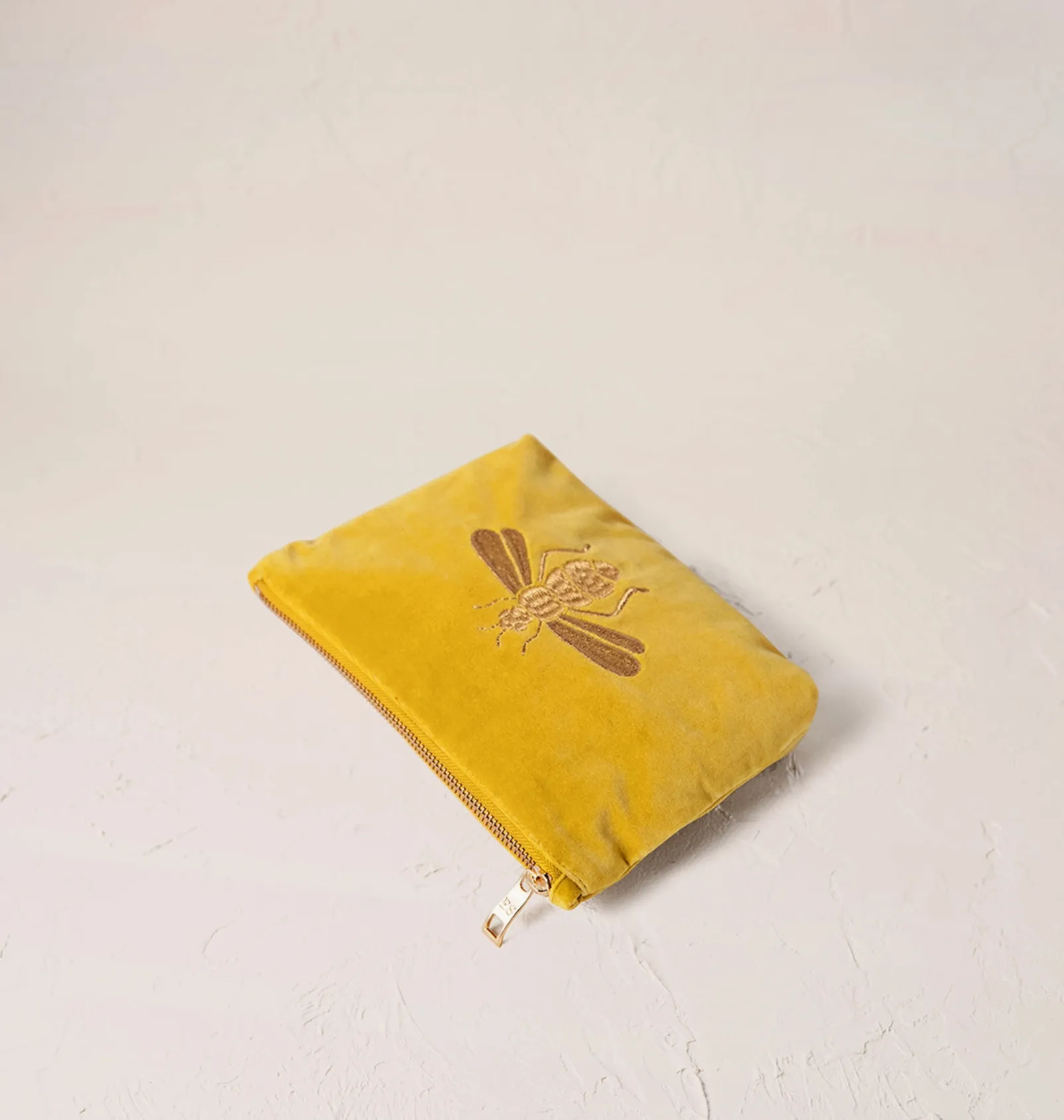 HONEY BEE MUSTARD YELLOW MINI POUCH PFA25  MUSTARD