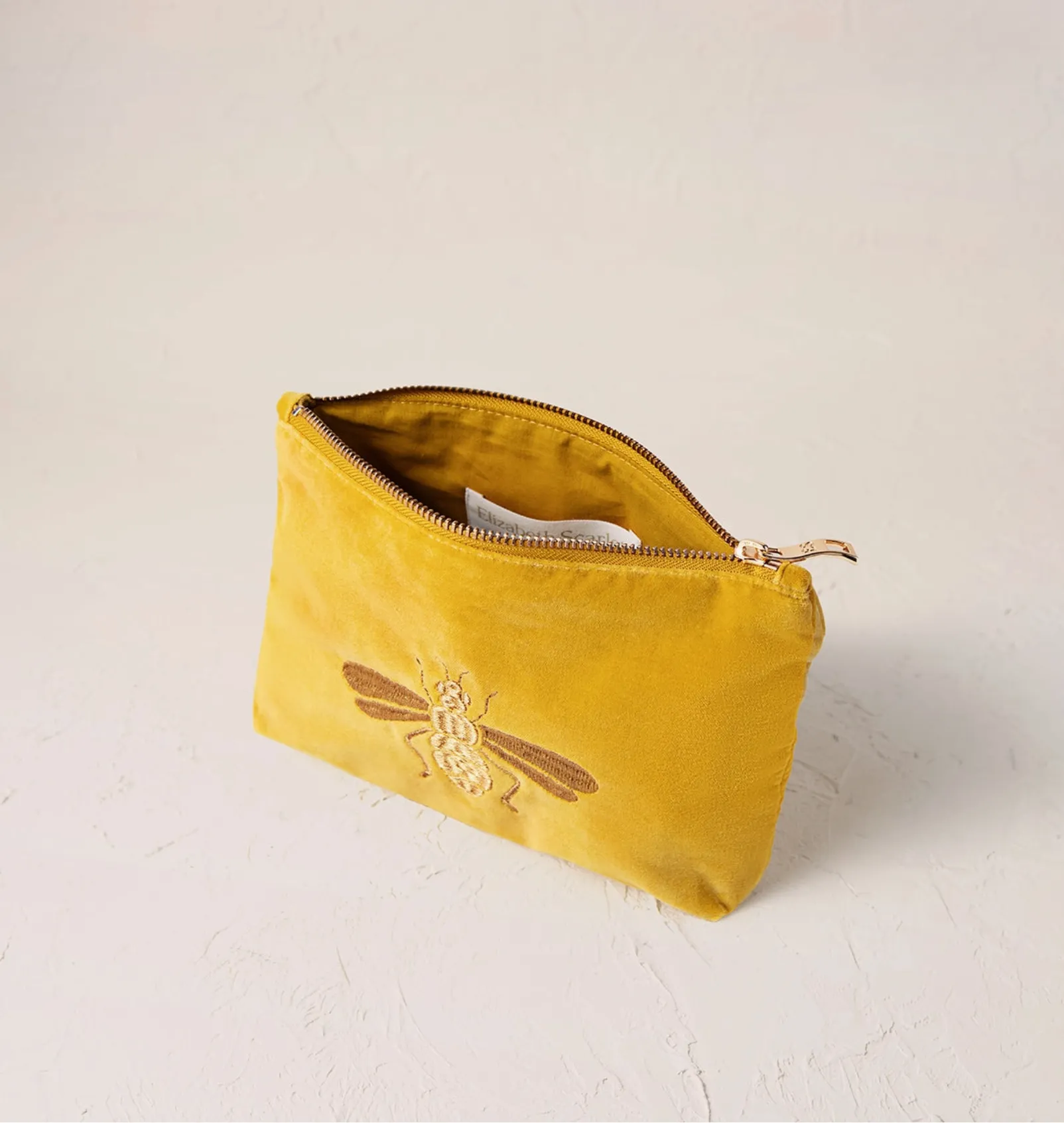 HONEY BEE MUSTARD YELLOW MINI POUCH PFA25  MUSTARD