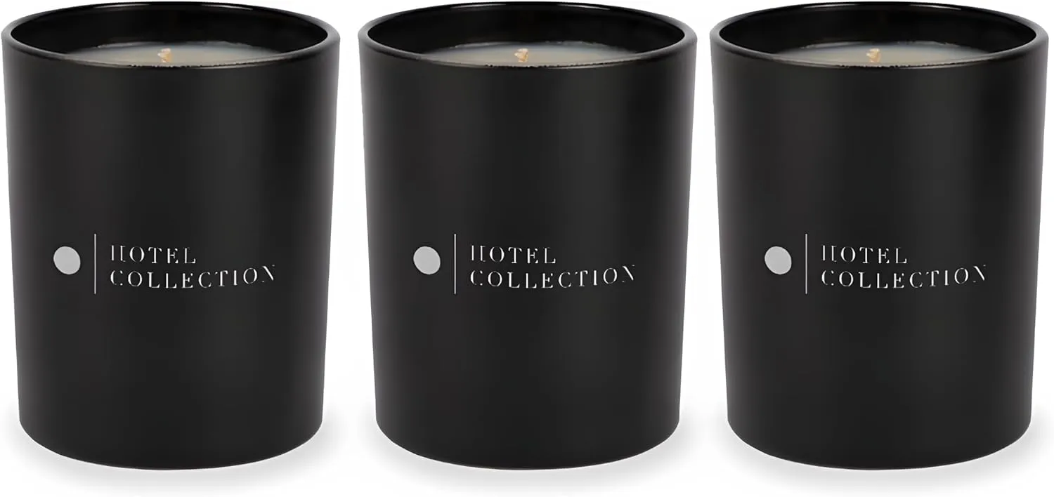 Hotel Collection Candle Trio Gift Set (Black Velvet)