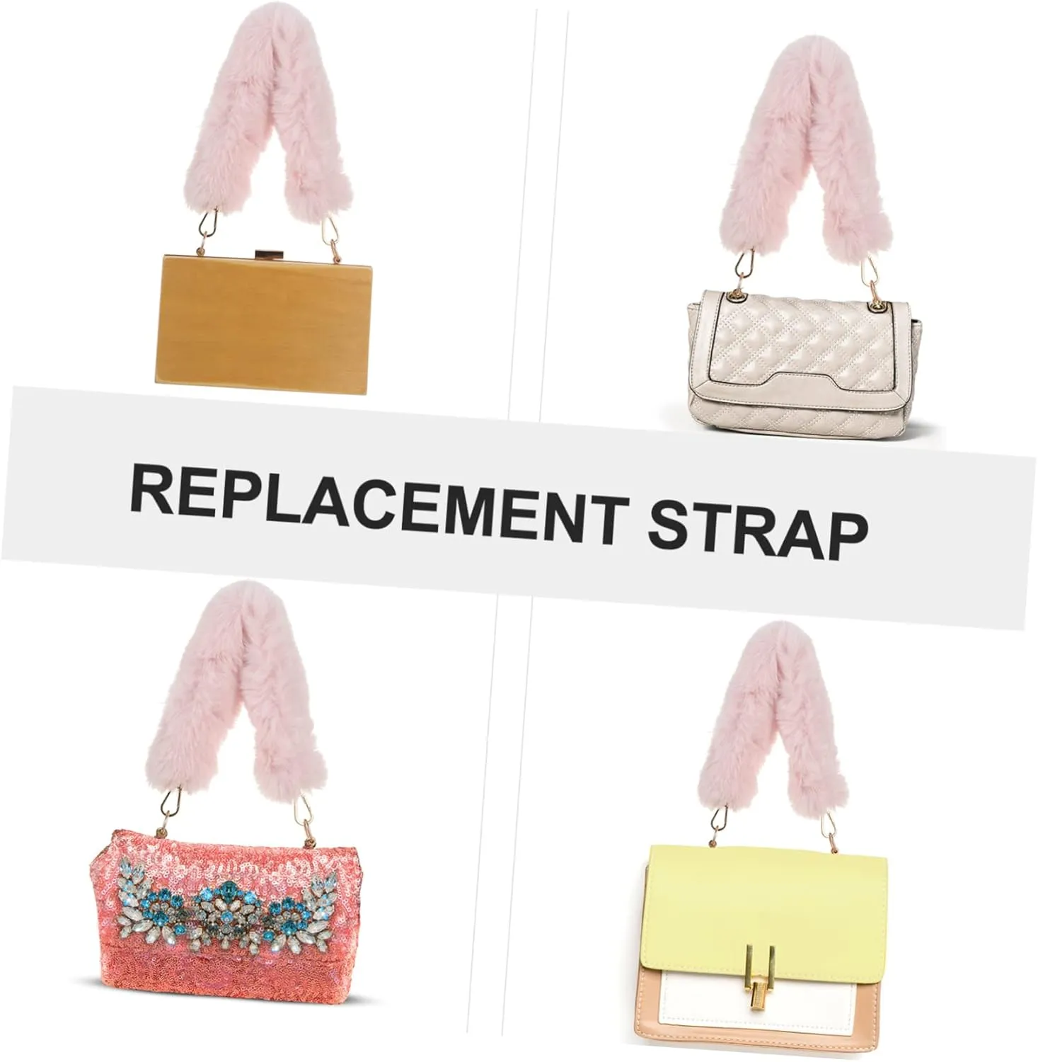 Housoutil Durable Handbag Strap Replacement for Handbags Attractive Purse Belt for Stylish Accessory Use Versatile and Long Lasting Design