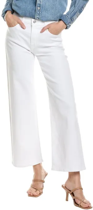 HUDSON Jeans Womens Noa White High-Rise Straight Ankle Jean, 34, White