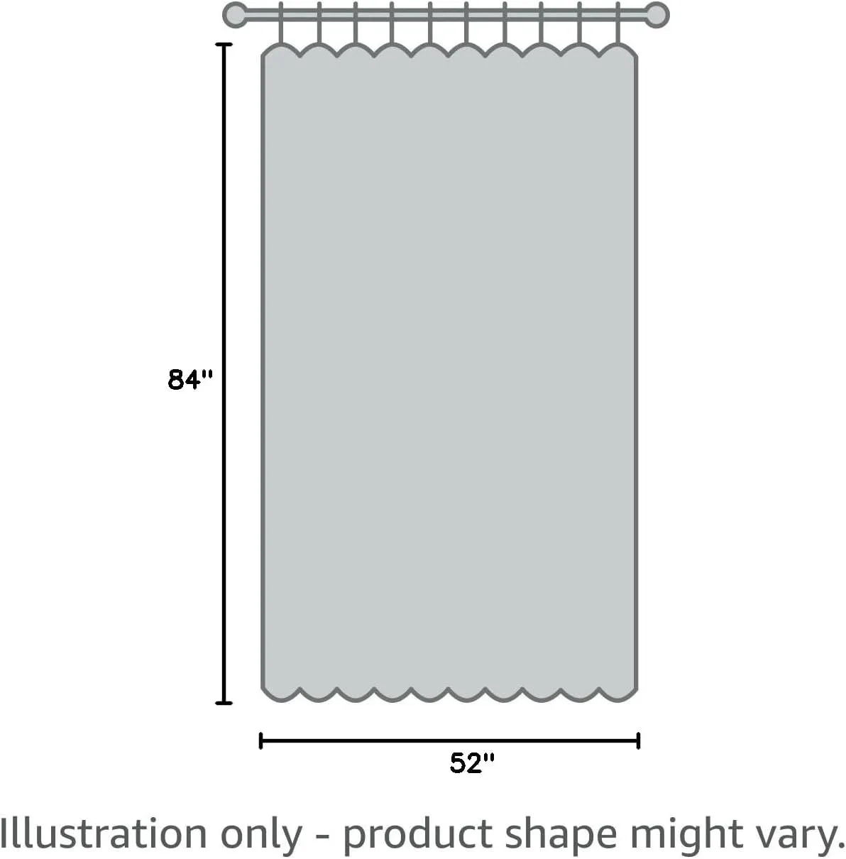 H.VERSAILTEX Natural Linen Curtains Linen Textured Semi Sheer Curtain Light Filtering Tab Top Window Treatments Panels Highly Durable Curtain Panels for Bedroom (2 Panels, 52" x 84", Cloud Blue)