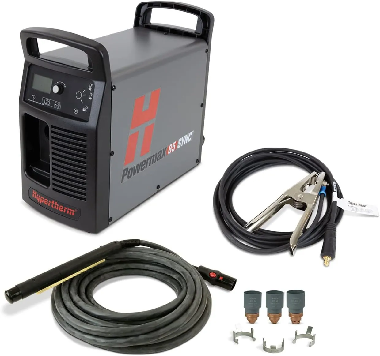 Hypertherm Powermax 85 SYNC Plasma Cutter w/CPC Port, 50 ft. 180 Degree Machine Torch 087190
