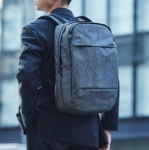 Incase City Compact Laptop Backpack - Heather Black Grey