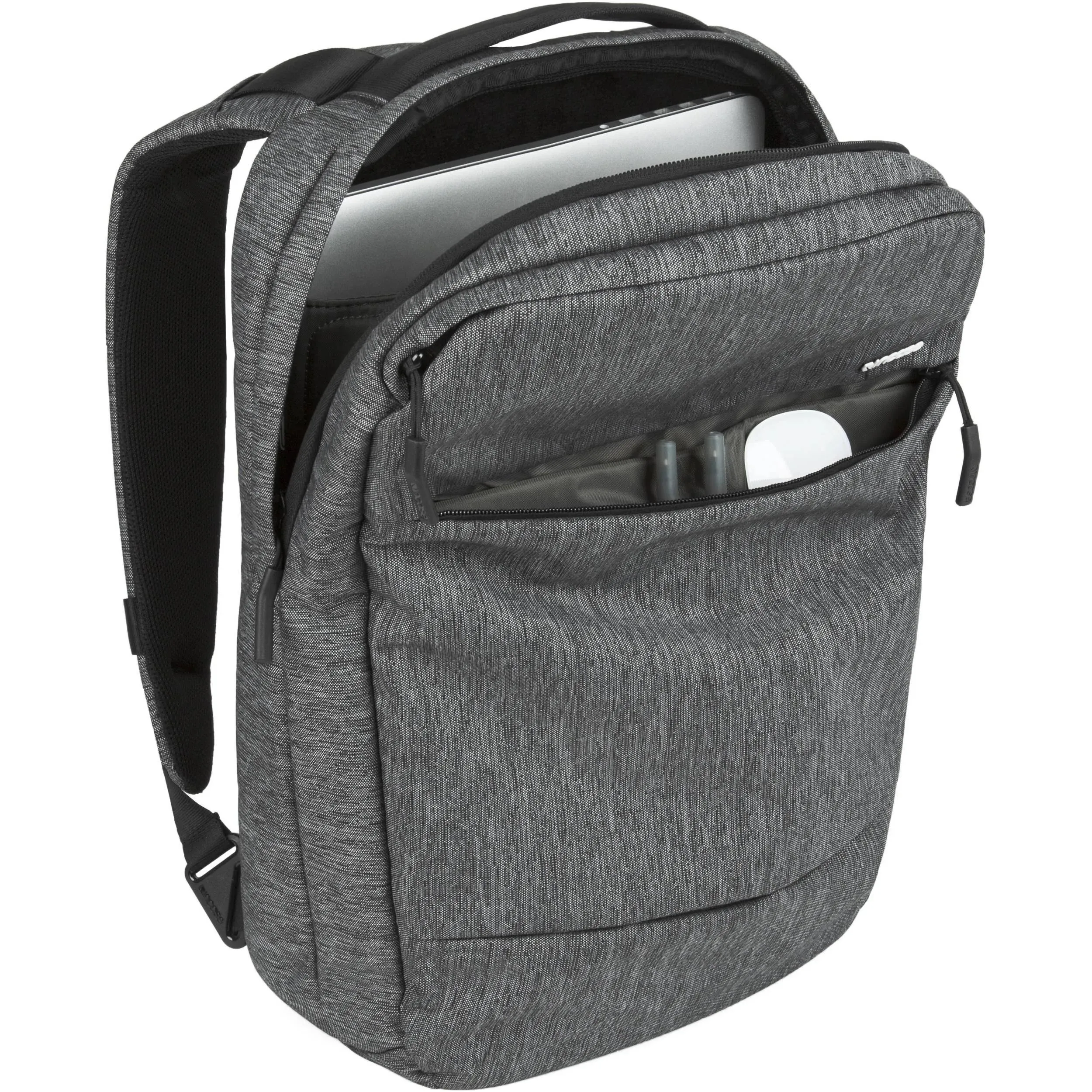 Incase City Compact Laptop Backpack - Heather Black Grey