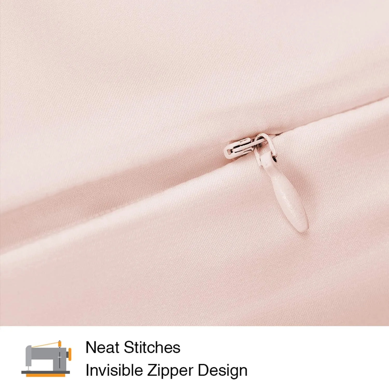 INSSL Silk Pillowcase for Women, Mulberry Silk Pillowcase for Hair an Skin and Stay Comfortable and Breathable During Sleep. (Pink, 20"×26")