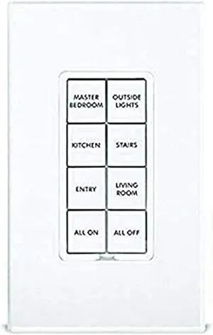 Insteon 2401BT50 NST2401BT50 50-Button Replacement Kit Keypads, White