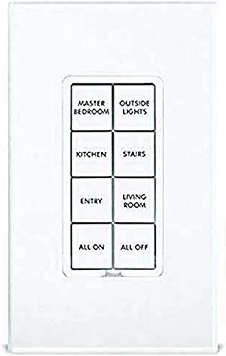 Insteon 2401BT50 NST2401BT50 50-Button Replacement Kit Keypads, White