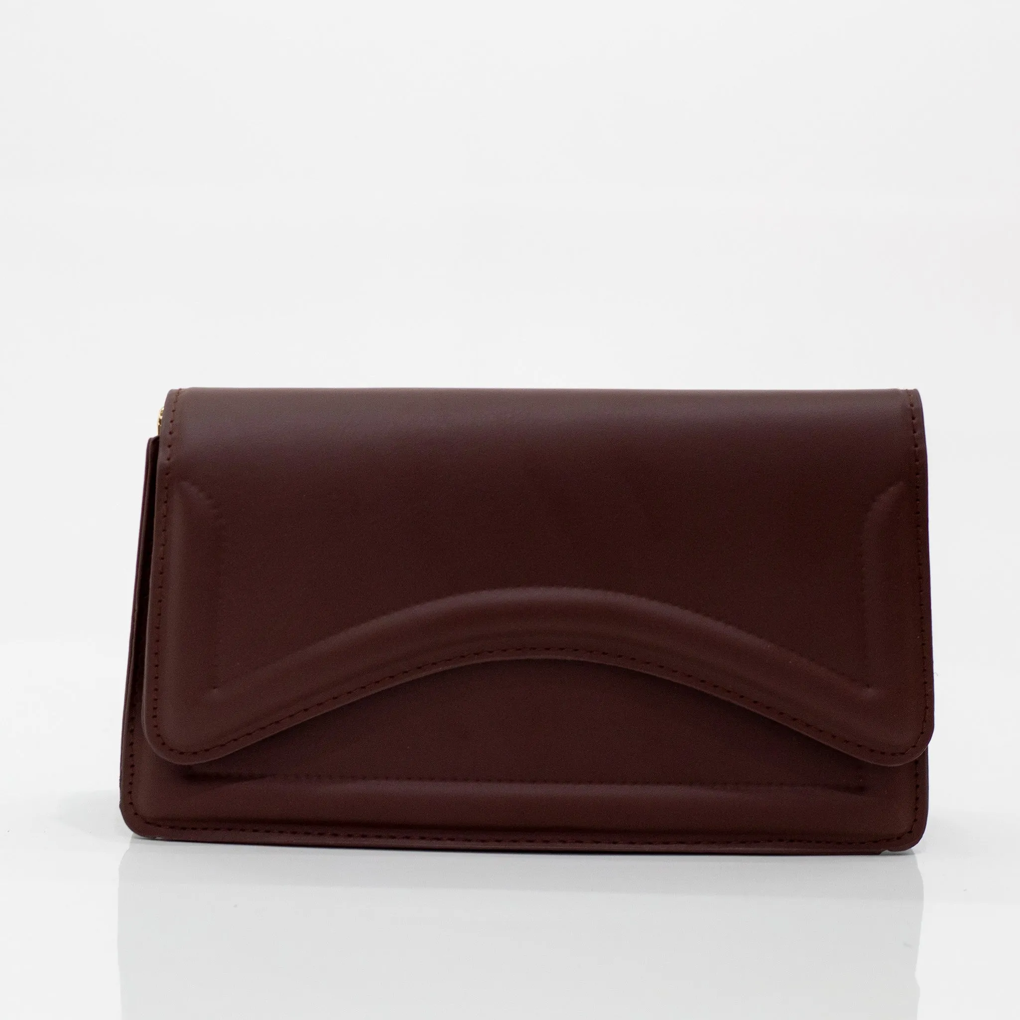 Iona faux leather convertible crossbody brown
