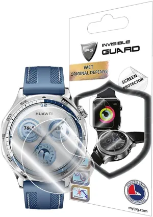 IPG Made for Huawei Watch GT 5 46mm Smartwatch Hydrogel Screen Protector (2 Units) Invisible HD Clear Film Anti Scratch Guard-Smooth/Self-Healing/Bubble Free for GT5-46mm