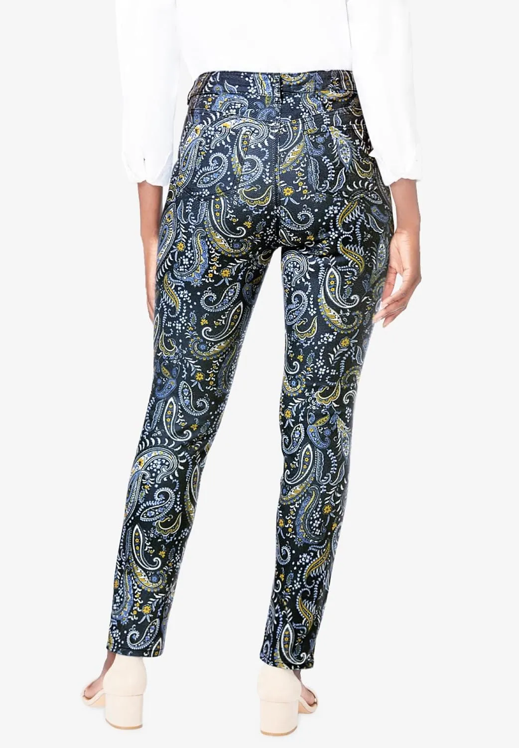 Jessica London Women's Plus Size True Fit Stretch Denim Straight Leg Jean