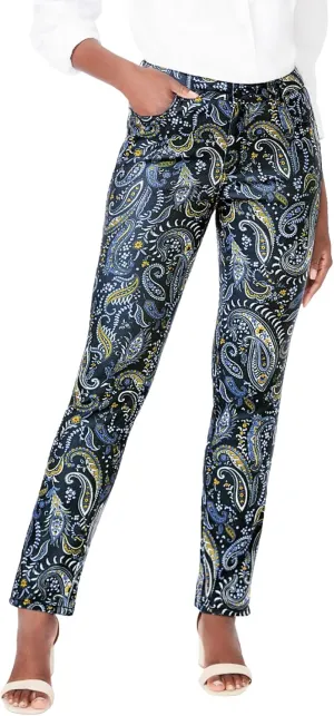 Jessica London Women's Plus Size True Fit Stretch Denim Straight Leg Jean