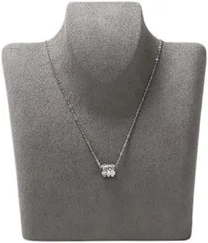 Jewellery Organiser Stand Necklace Display Stand Bust Display Stand Pendant Jewelry Hanging Rack Window Jewelry Storage Stand Jewellery Display Stand (Gris Small)