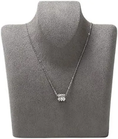 Jewellery Organiser Stand Necklace Display Stand Bust Display Stand Pendant Jewelry Hanging Rack Window Jewelry Storage Stand Jewellery Display Stand (Gris Small)