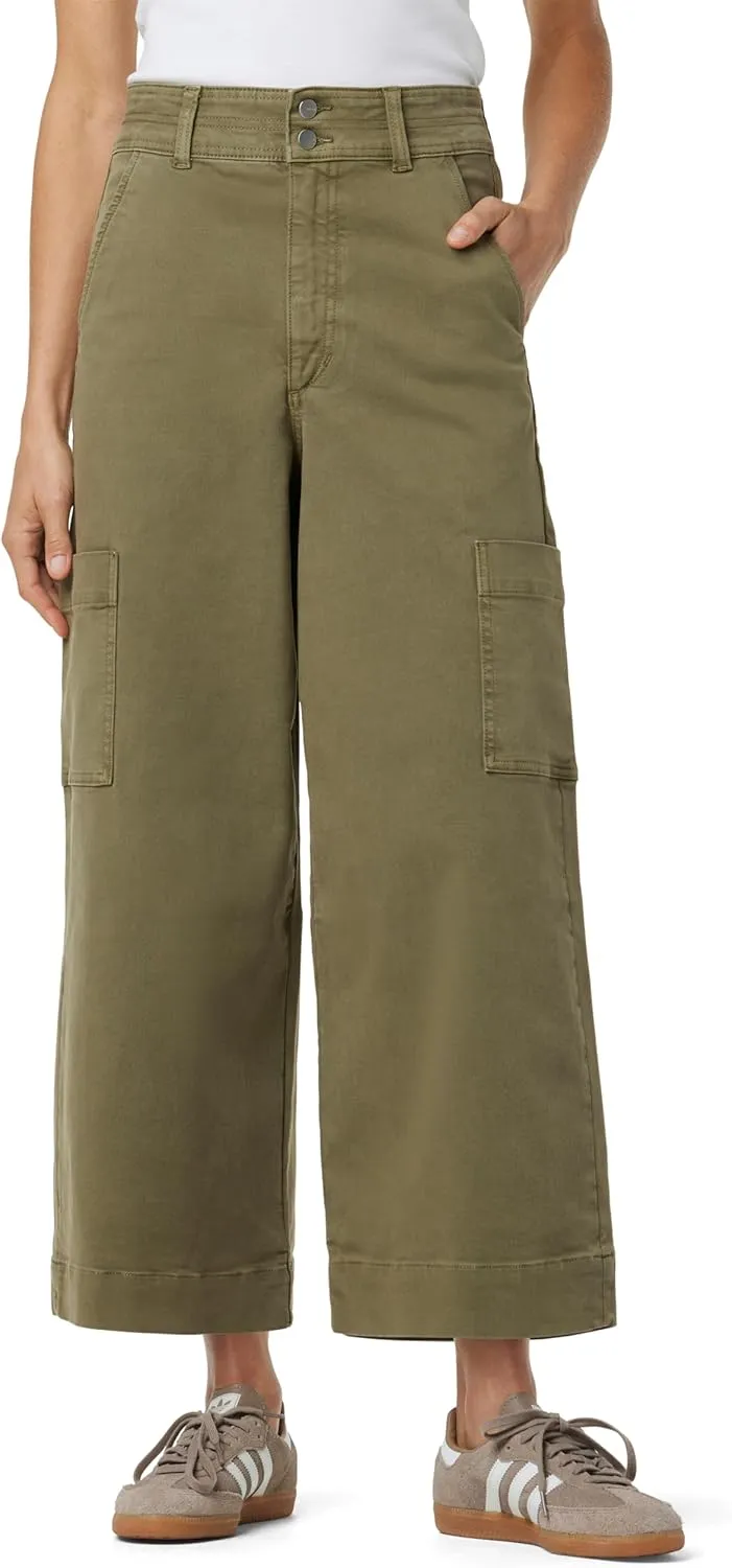 Joe's Jeans Women's The Milla Utility Wide Leg Cropped Denim Pant