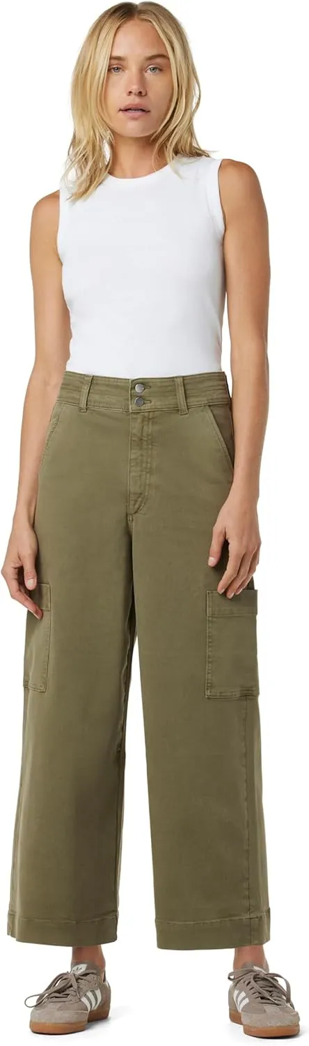 Joe's Jeans Women's The Milla Utility Wide Leg Cropped Denim Pant