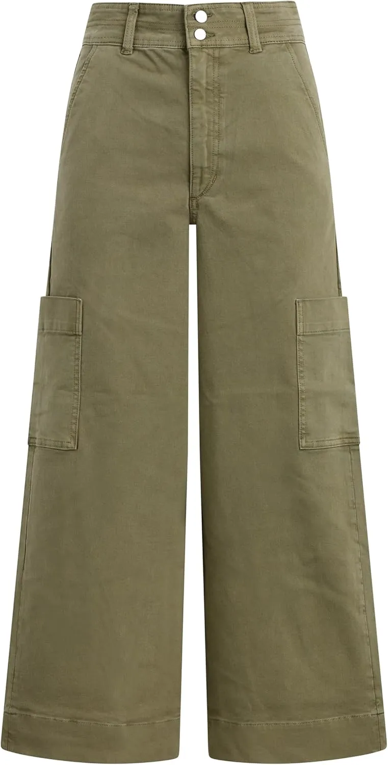 Joe's Jeans Women's The Milla Utility Wide Leg Cropped Denim Pant