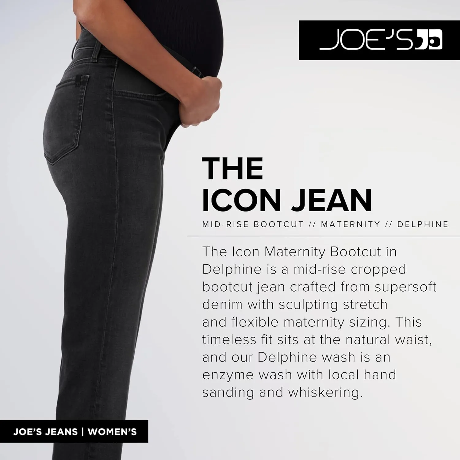 Joe's Women's The Icon Maternity Crop Bootcut Jean
