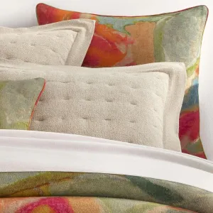 Joy Linen Sham, Euro, Multi Graphic Pattern