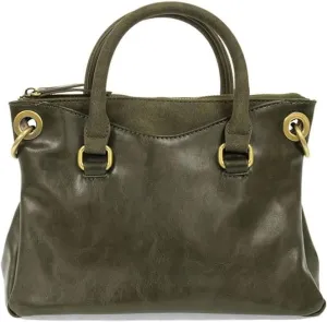 Joy Susan Stella Mini Convertible Satchel Suede Trim