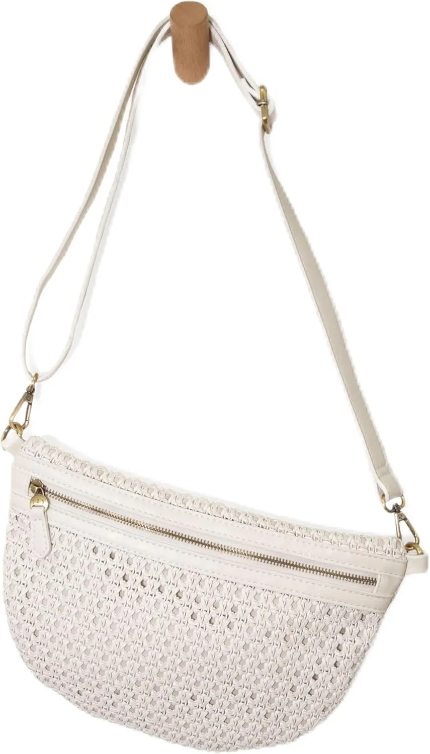 Joy Susan Women's Fashion Purse Nova Faux Cane Sling Belt Bag