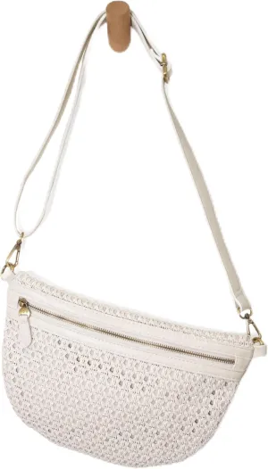 Joy Susan Women's Fashion Purse Nova Faux Cane Sling Belt Bag